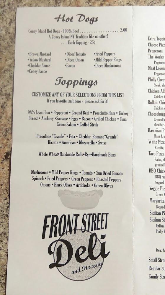 Front Street Deli Menu image 4